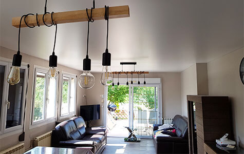 Plafonds Tendus exemple de réalisation plafond tendu pour particuliers 01